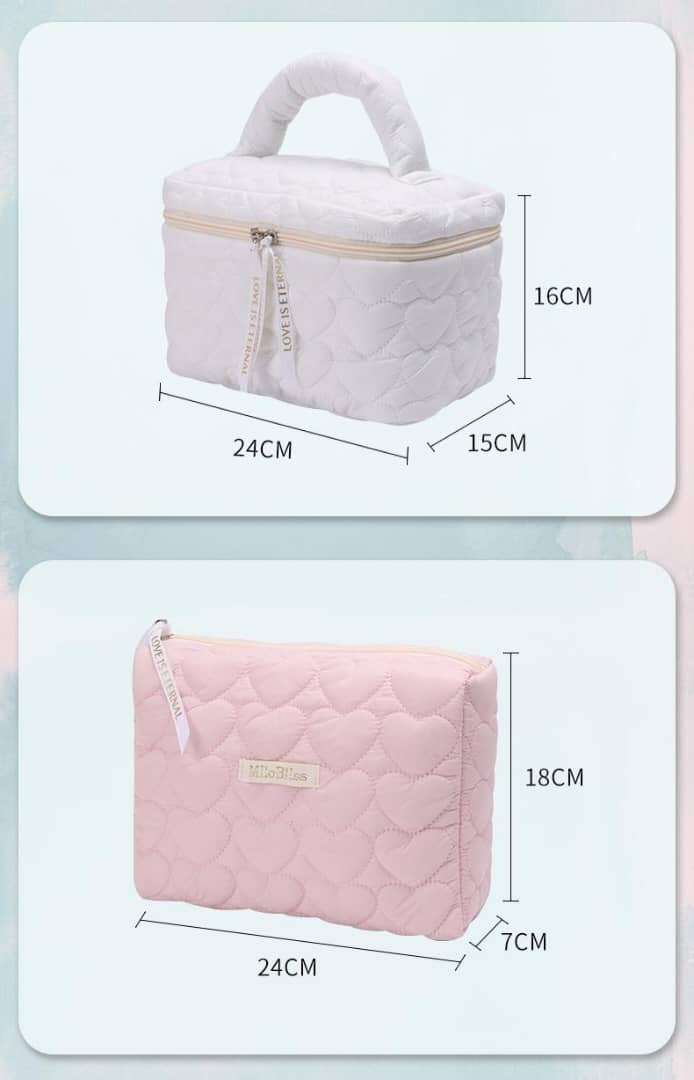 Nylon Makeup Bag – Lightweight, Durable & Travel-Ready