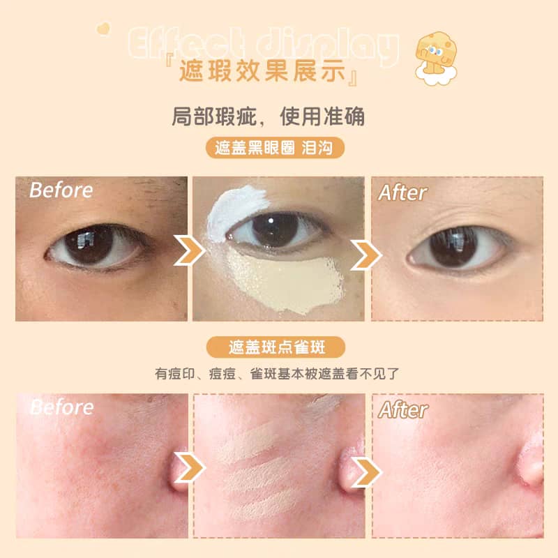 JILLLEEN Soft Veil Concealer | Full Coverage, Lightweight & Long-Lasting