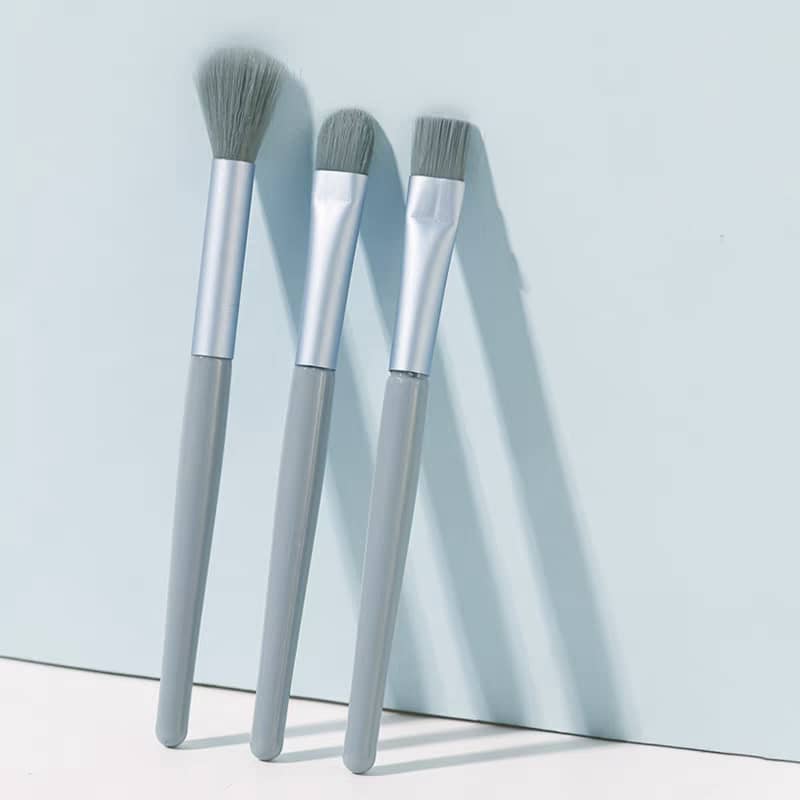 XIXI 3-Piece Makeup Brush Set | Blush Brush + Blending Brush + Eyeshadow Brush