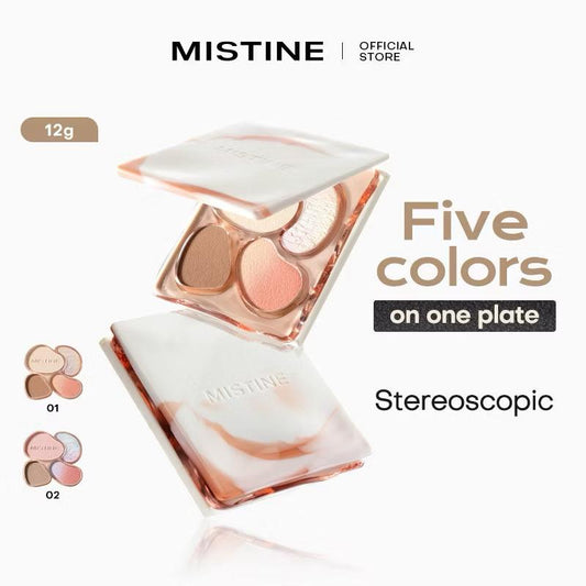 MISTINE contour Thai Milk Coffee Facial Comprehensive Makeup All-in-One Palette