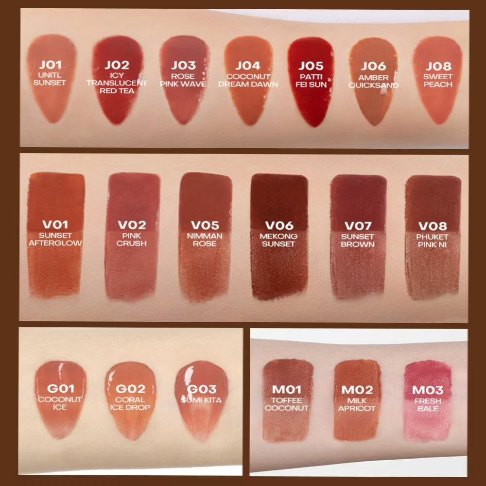 MISTINE matte Lip Glaze longwear Lip Cream iced lipstick transparent mirror