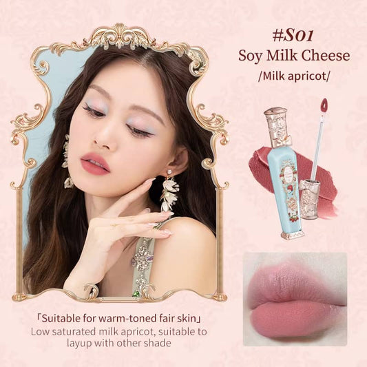Flower Knows Strawberry Rococo Series Cloud Lip Cream | 3.5ml Velvet Lip Gloss