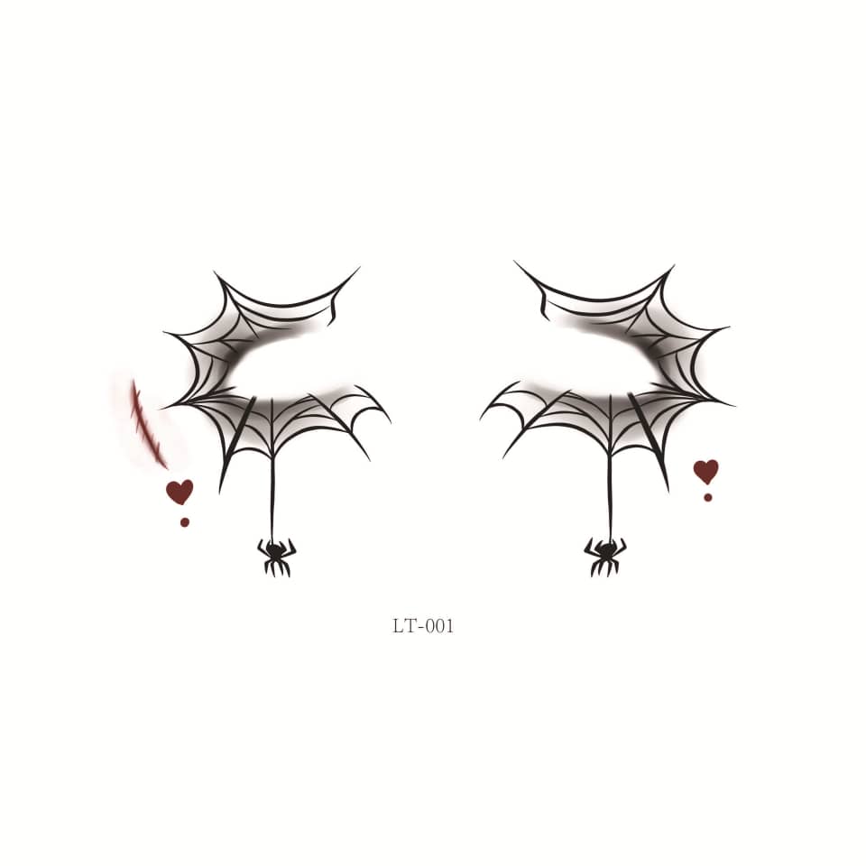 Halloween Makeup Face Stickers | Cute Pumpkin, Heart & Blush Designs | Scar Tattoo Stickers