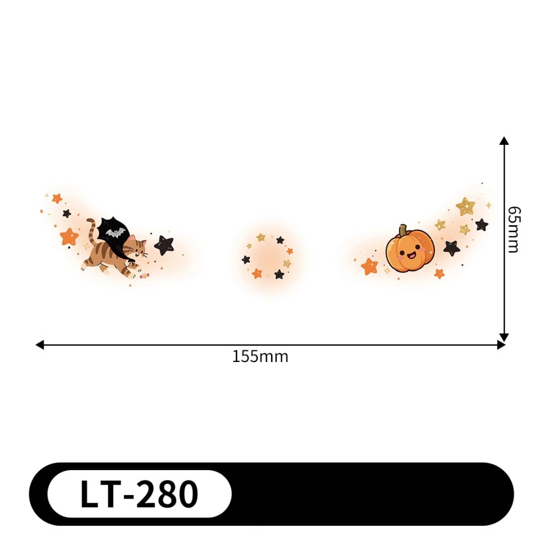 Halloween Face Tattoo Stickers – Spooky Makeup Temporary Tattoos | Waterproof, Sweat-Resistant & Easy to Remove
