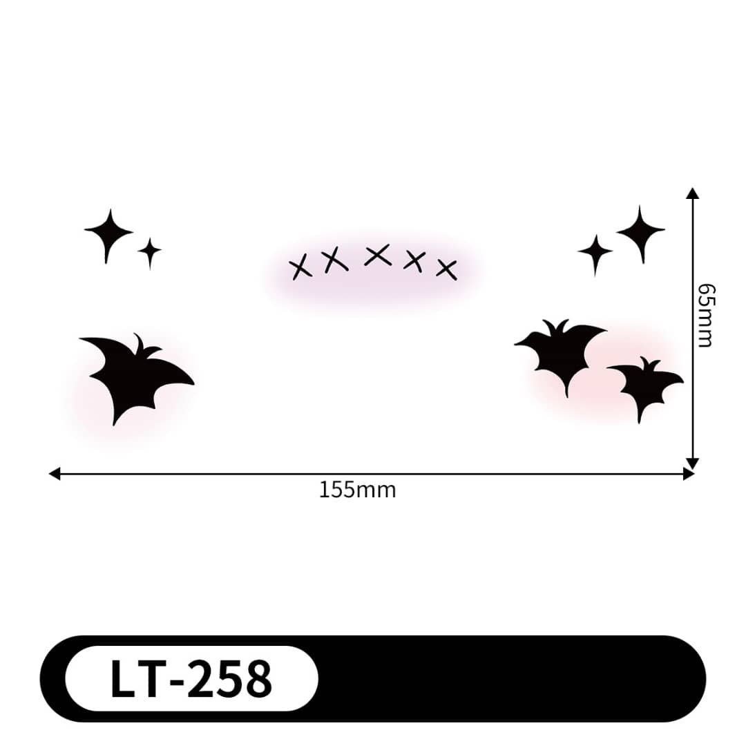 Halloween Face Tattoo Stickers – Spooky Makeup Temporary Tattoos | Waterproof, Sweat-Resistant & Easy to Remove