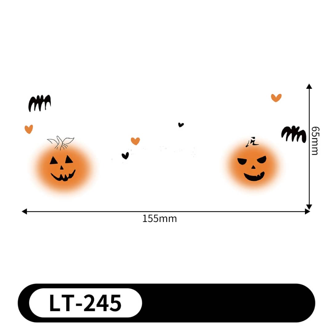 Halloween Face Tattoo Stickers – Spooky Makeup Temporary Tattoos | Waterproof, Sweat-Resistant & Easy to Remove