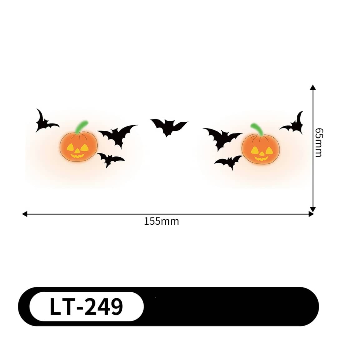 Halloween Face Tattoo Stickers – Spooky Makeup Temporary Tattoos | Waterproof, Sweat-Resistant & Easy to Remove
