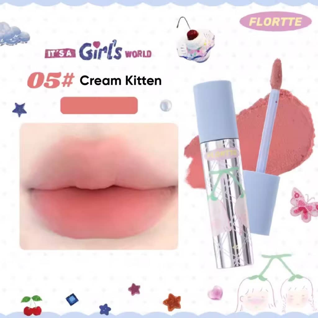 FLORTTE Wackky Girls Dorm Lip Cream Matte Lipstick
