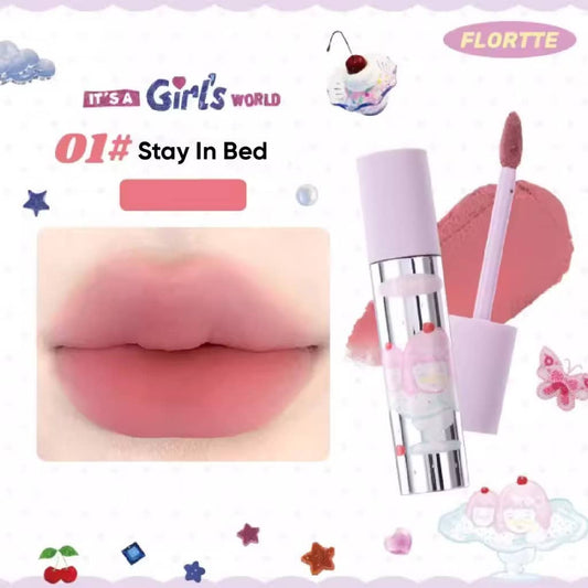 FLORTTE Wackky Girls Dorm Lip Cream Matte Lipstick