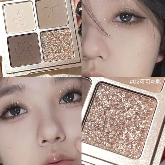 ART VALUE 4-Color Eyeshadow Palette – Matte & Shimmer