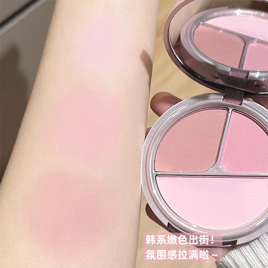 ART VALUE 3-in-1 Blush, Contour & Highlighter Palette – Multi-Use