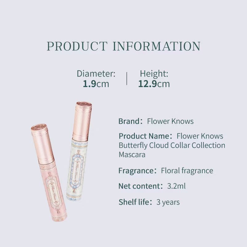 Flower Knows Butterfly Cloud Collar Collection Mascara 3.2ml
