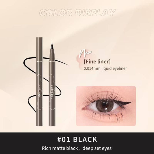 JUDYDOLL Slim Liquid Eyeliner Ultra-Fine Skinny Waterproof Quick-Drying Long-Lasting