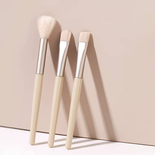 XIXI 3-Piece Makeup Brush Set | Blush Brush + Blending Brush + Eyeshadow Brush