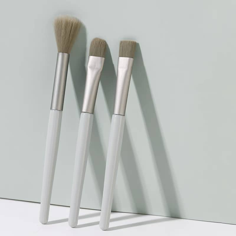 XIXI 3-Piece Makeup Brush Set | Blush Brush + Blending Brush + Eyeshadow Brush